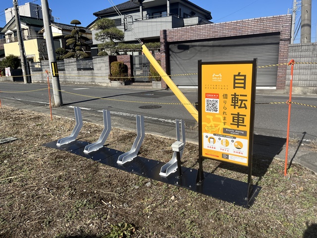 HELLO CYCLINGの看板