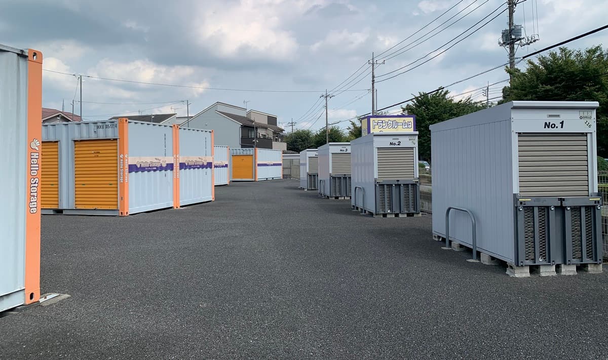 ハローストレージ新越谷の搬入経路