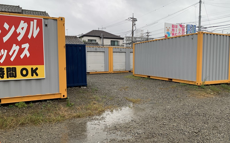 ハローコンテナ南越谷パートⅡの搬入経路
