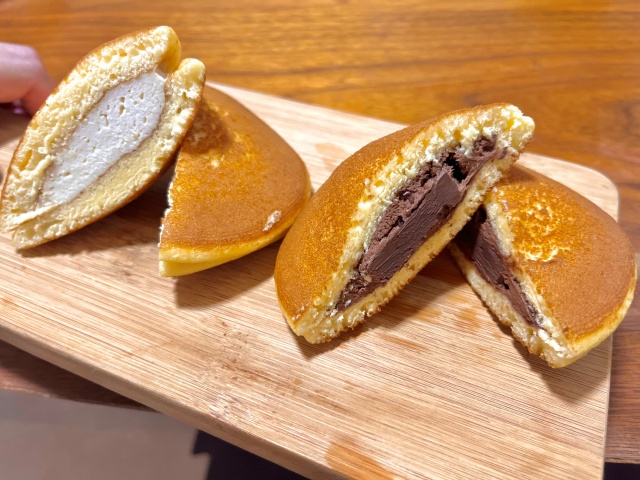 どら焼き志ち乃の紫峰しょうゆバニラと生チョコどら