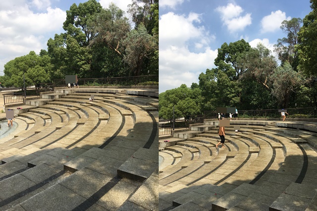 鷺高第五公園（キャンベルタウン公園）の水遊び場の写真