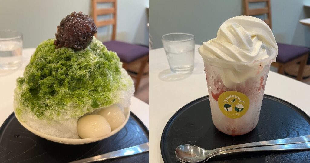 茶のみ・すずのかき氷