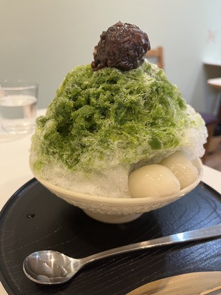 茶のみすずの抹茶かき氷